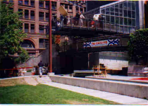 A picture from on location.